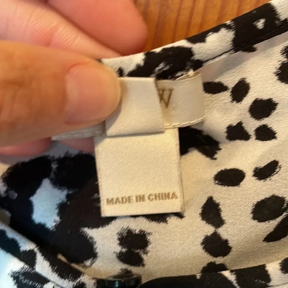 J.CREW black and white woman’s tank top